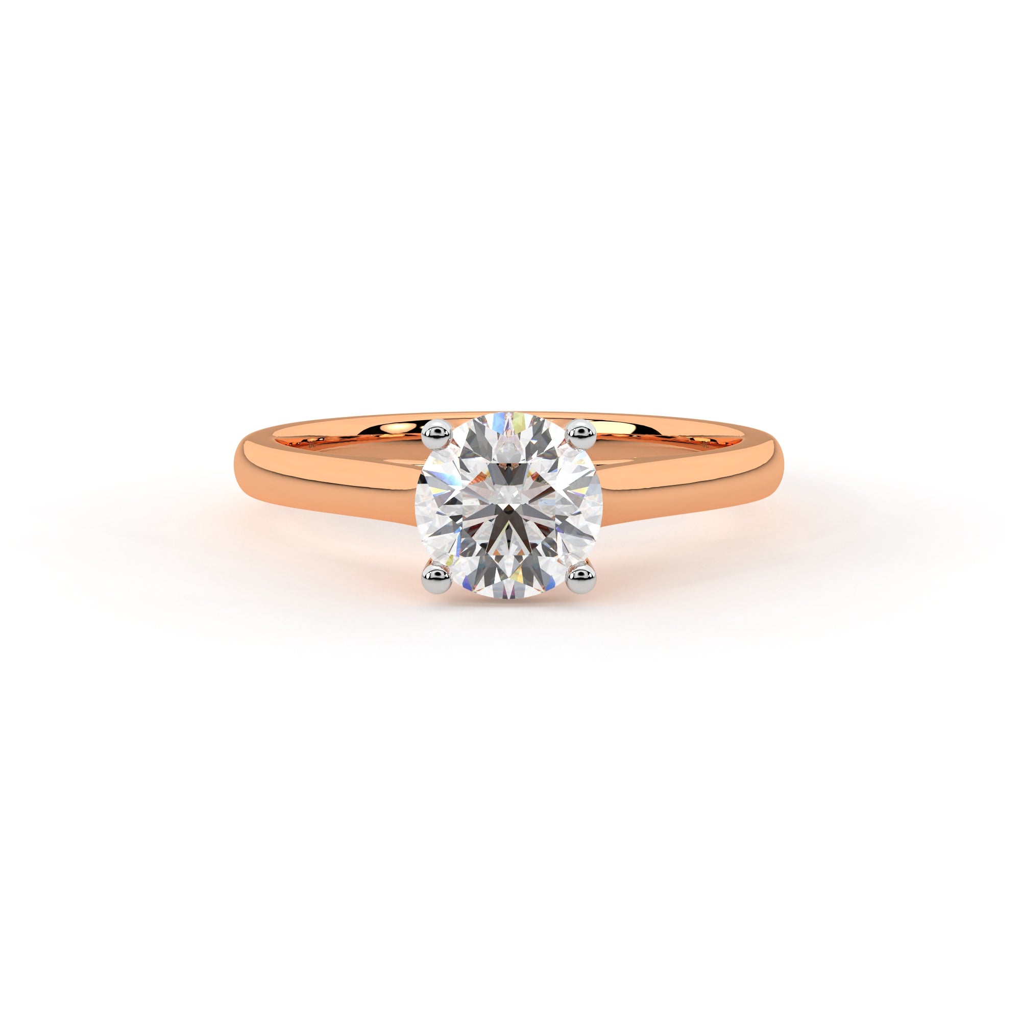 Classic Brilliant Solitaire Ring (Rose Gold)