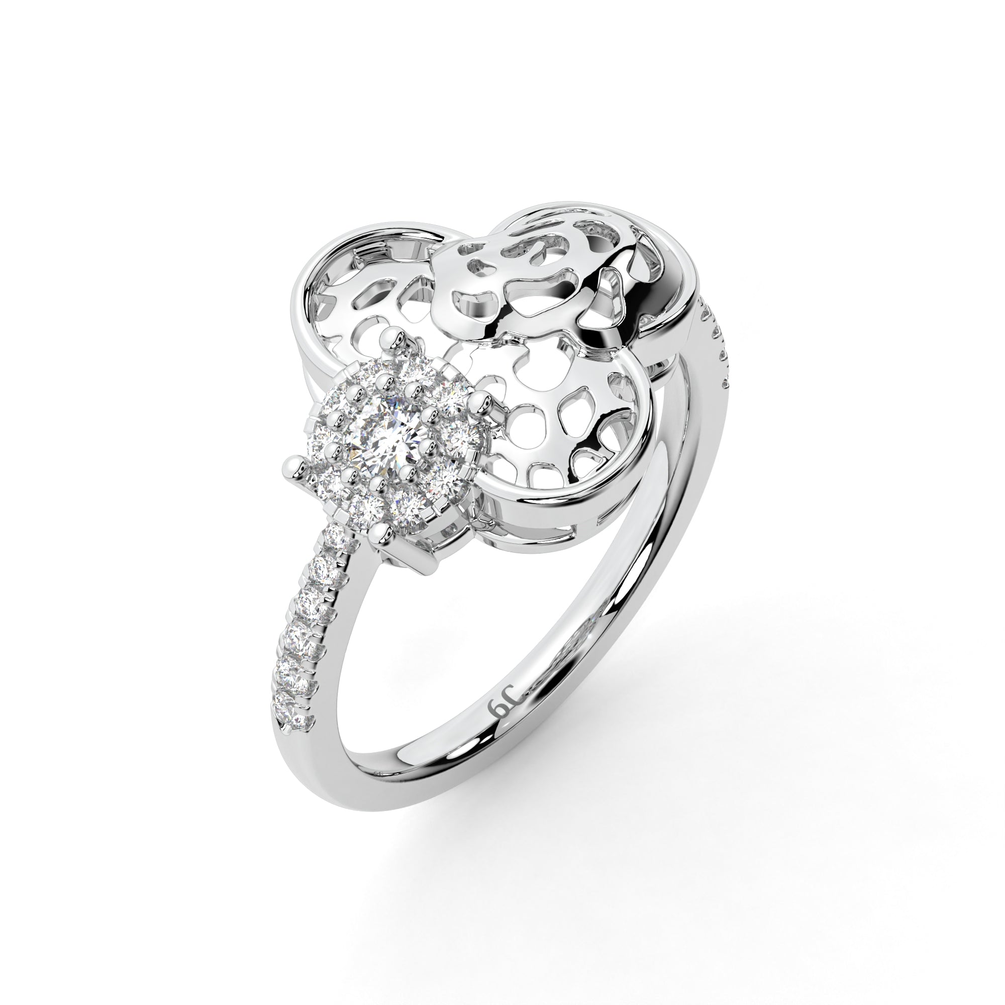 Blooming Flower Diamond Ring