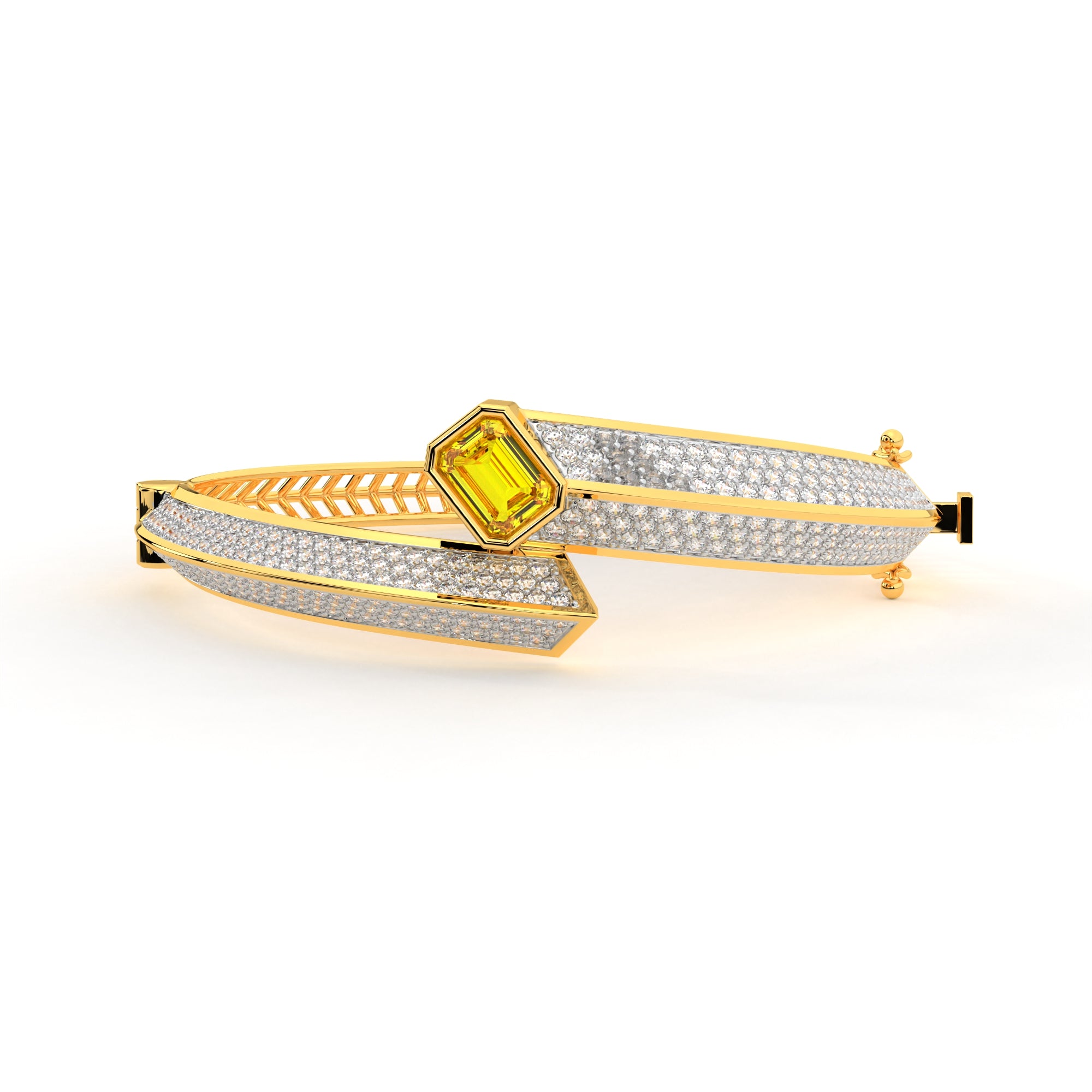Sparkling Sanctuary Diamond Bracelet (Yellow Gold)