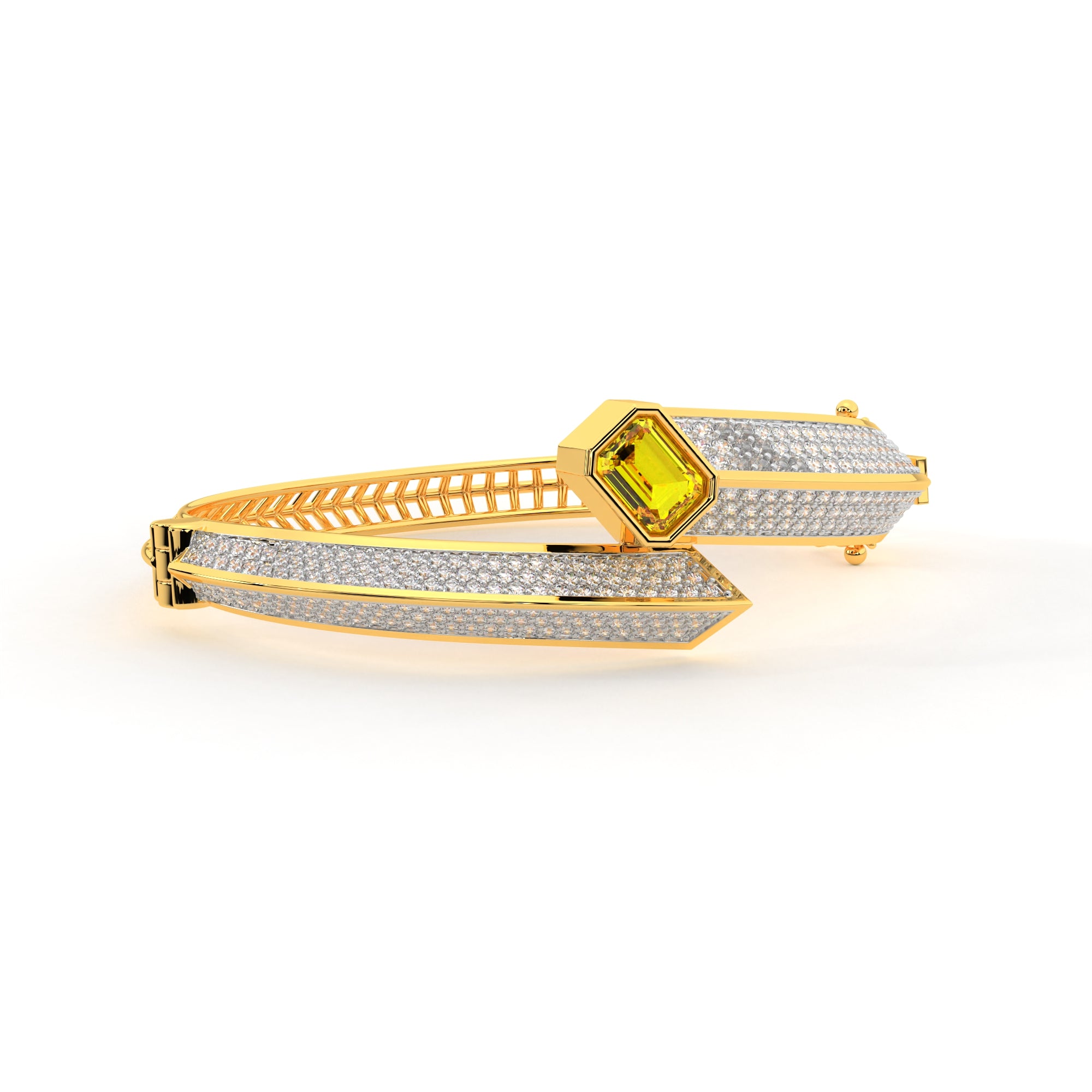 Sparkling Sanctuary Diamond Bracelet (Yellow Gold)