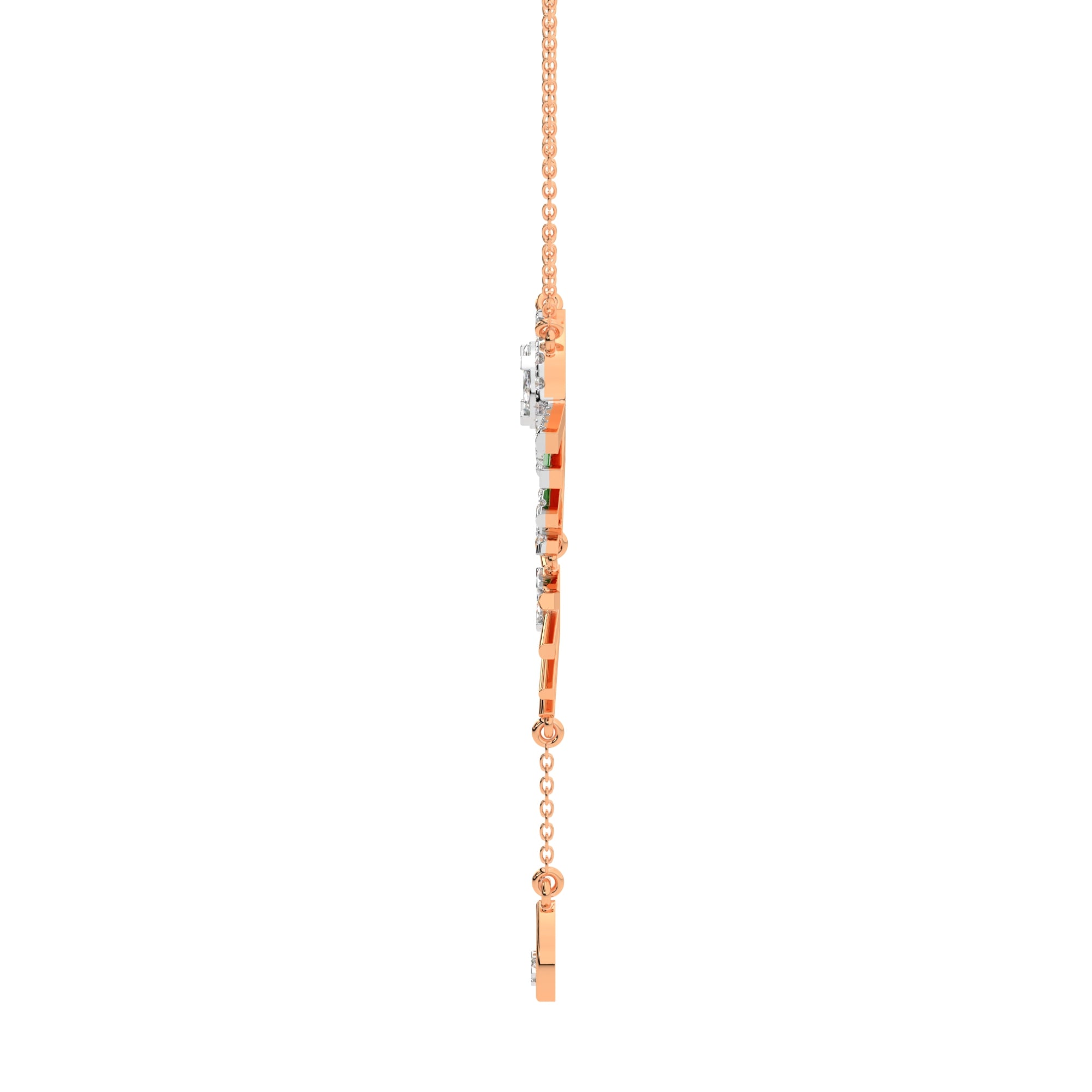 Diamond Tassel Pendant with Sunbeam