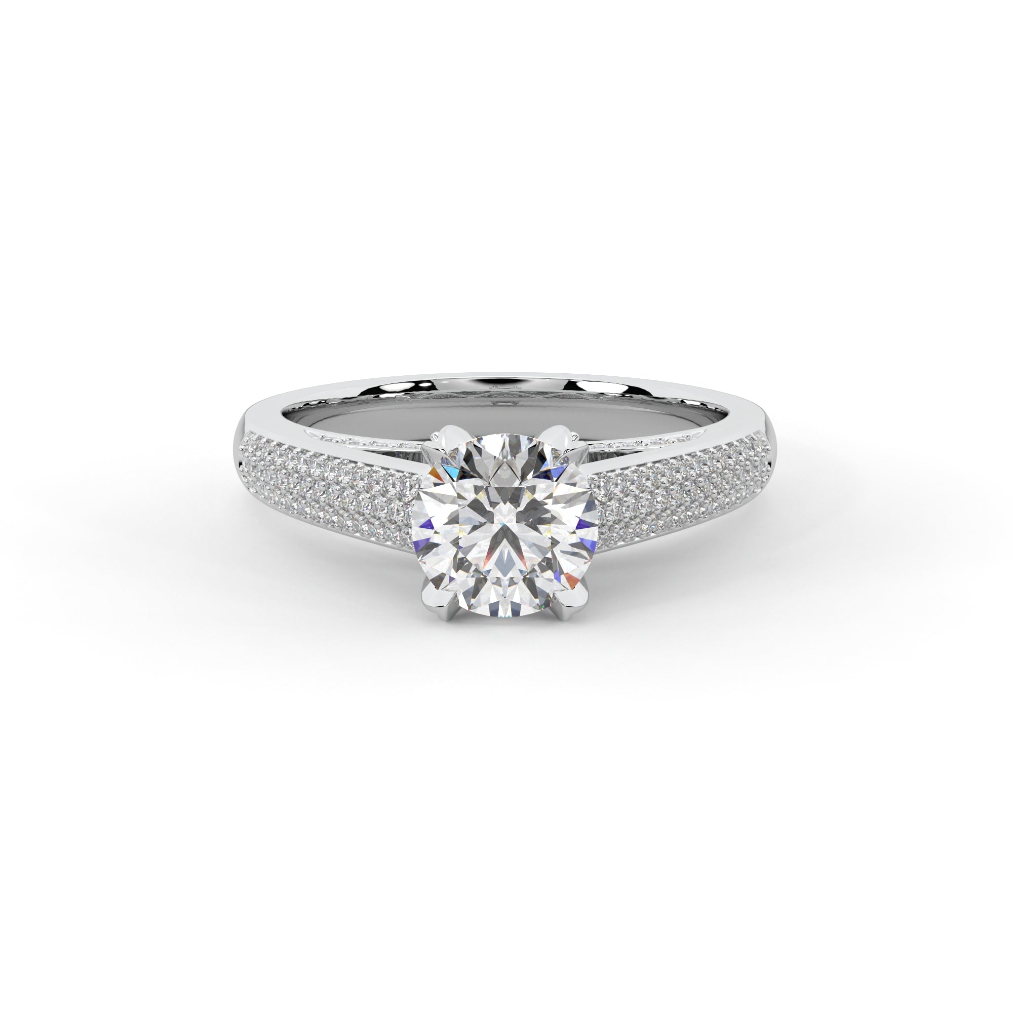 Stellar Solitaire Ring