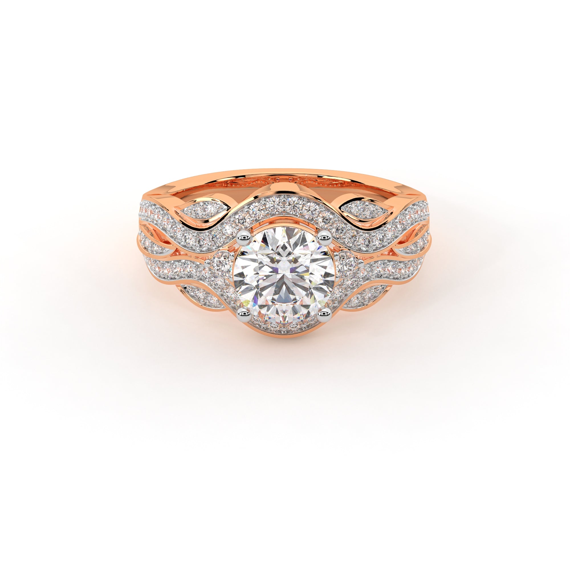 Vintage Round Diamond Ring