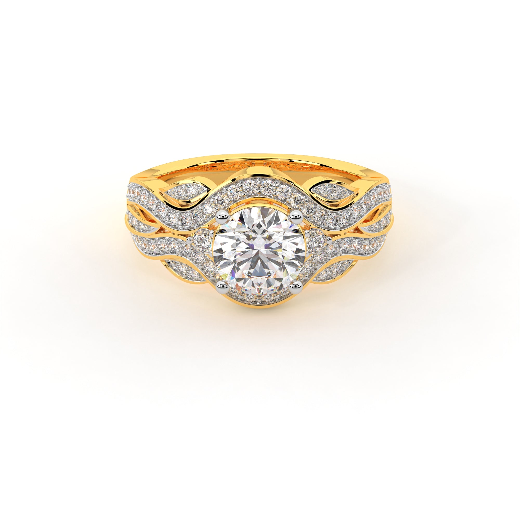 Vintage Round Diamond Ring