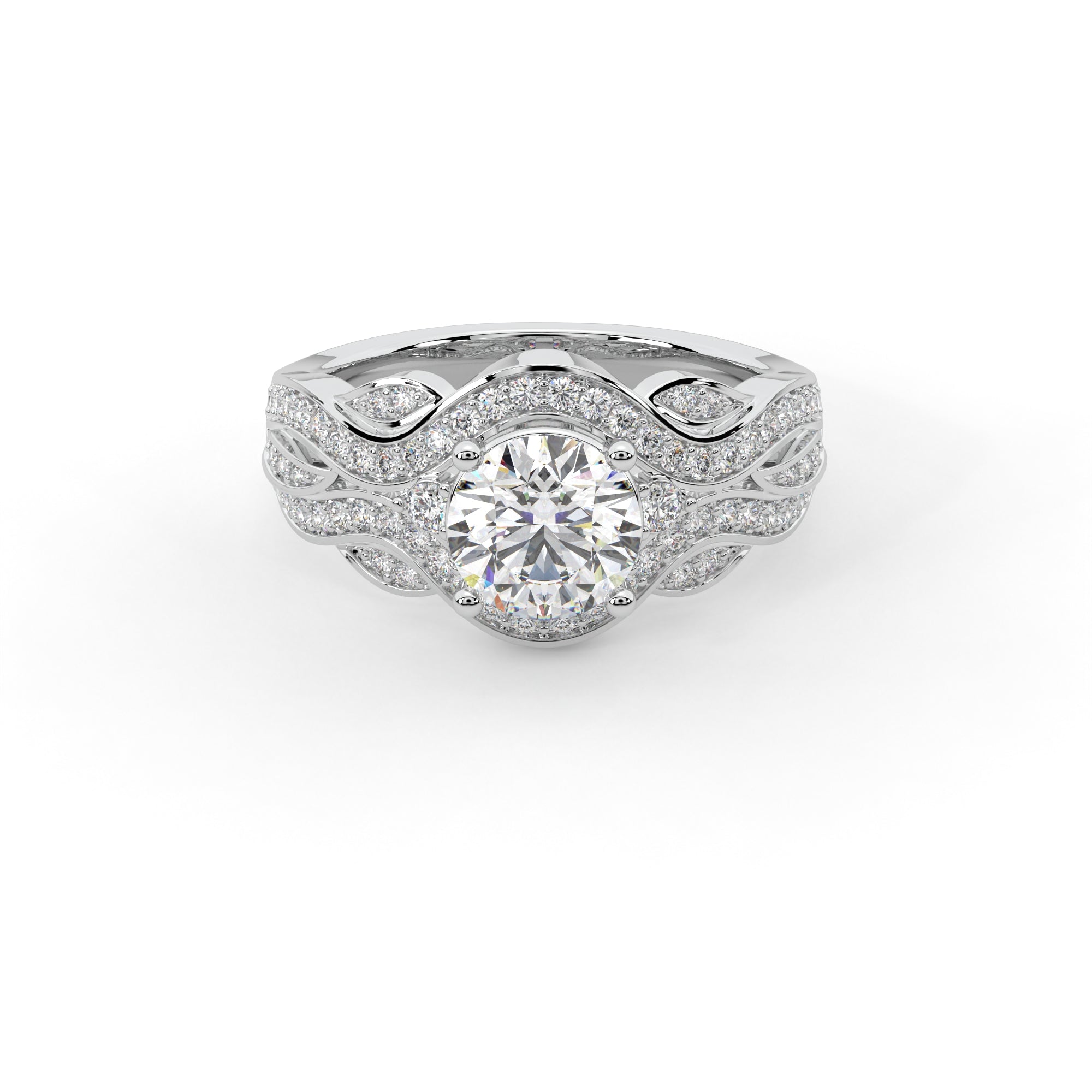 Vintage Round Diamond Ring