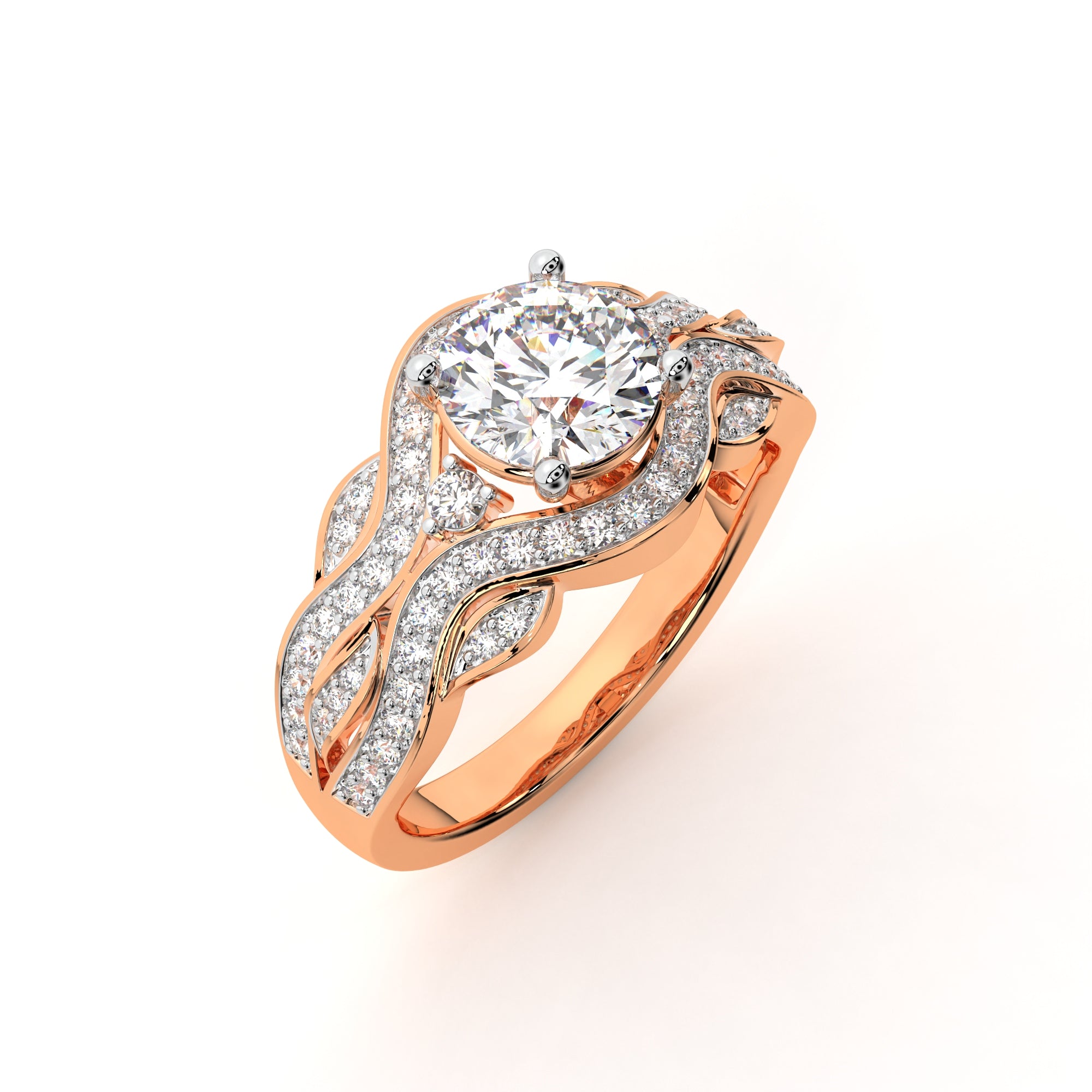 Vintage Round Diamond Ring