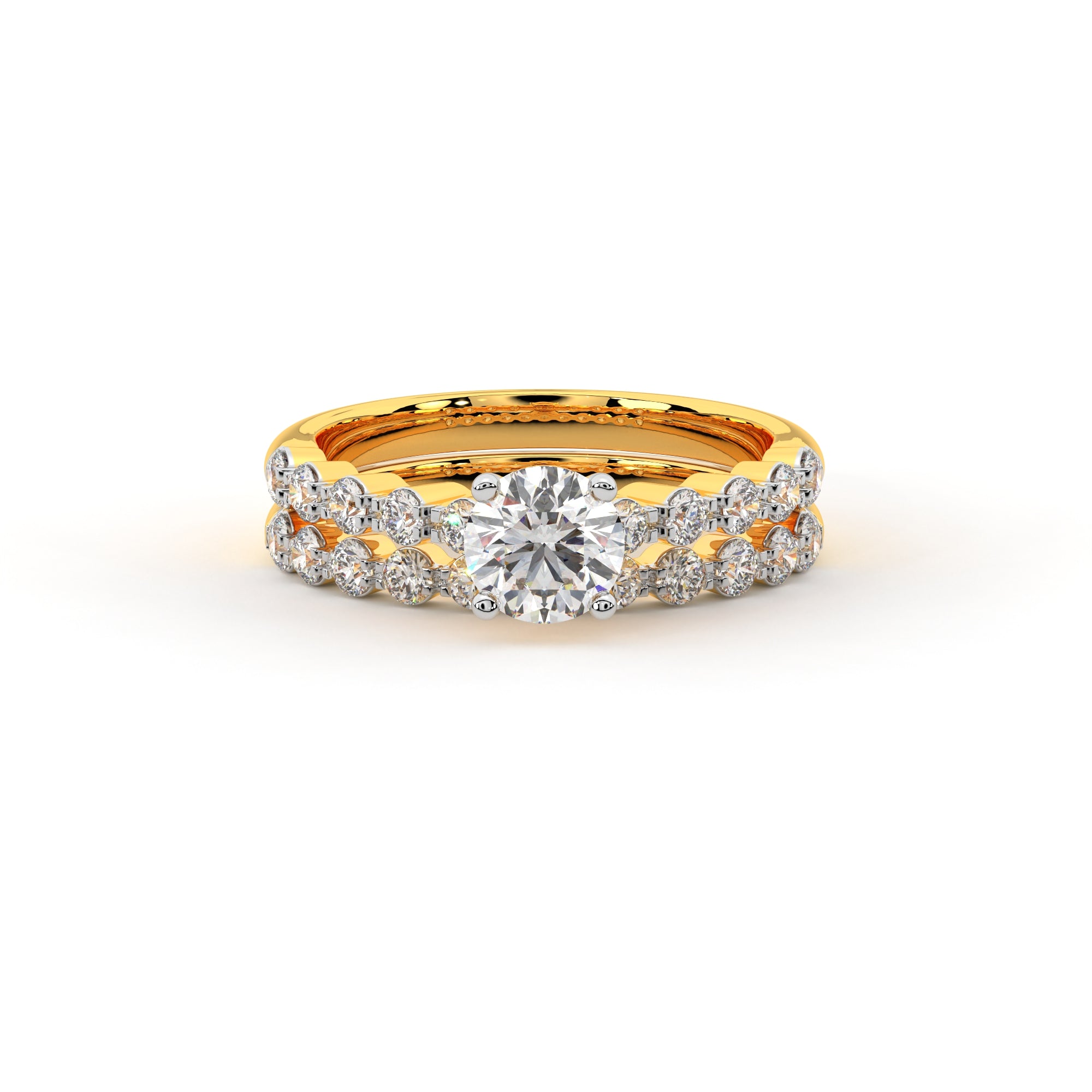 Sunflower Bloom Solitaire Ring