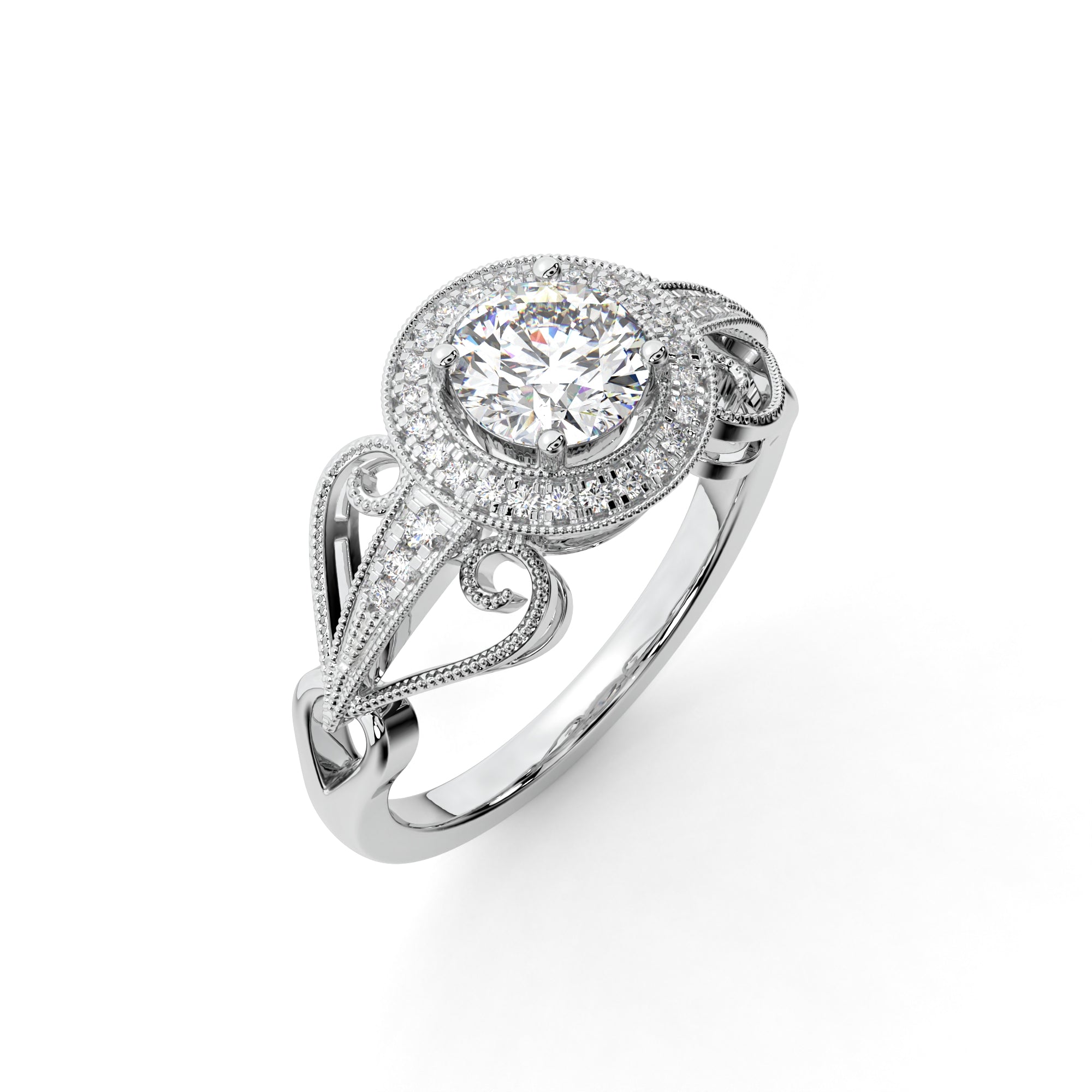 Stunning Sphere Diamond Ring