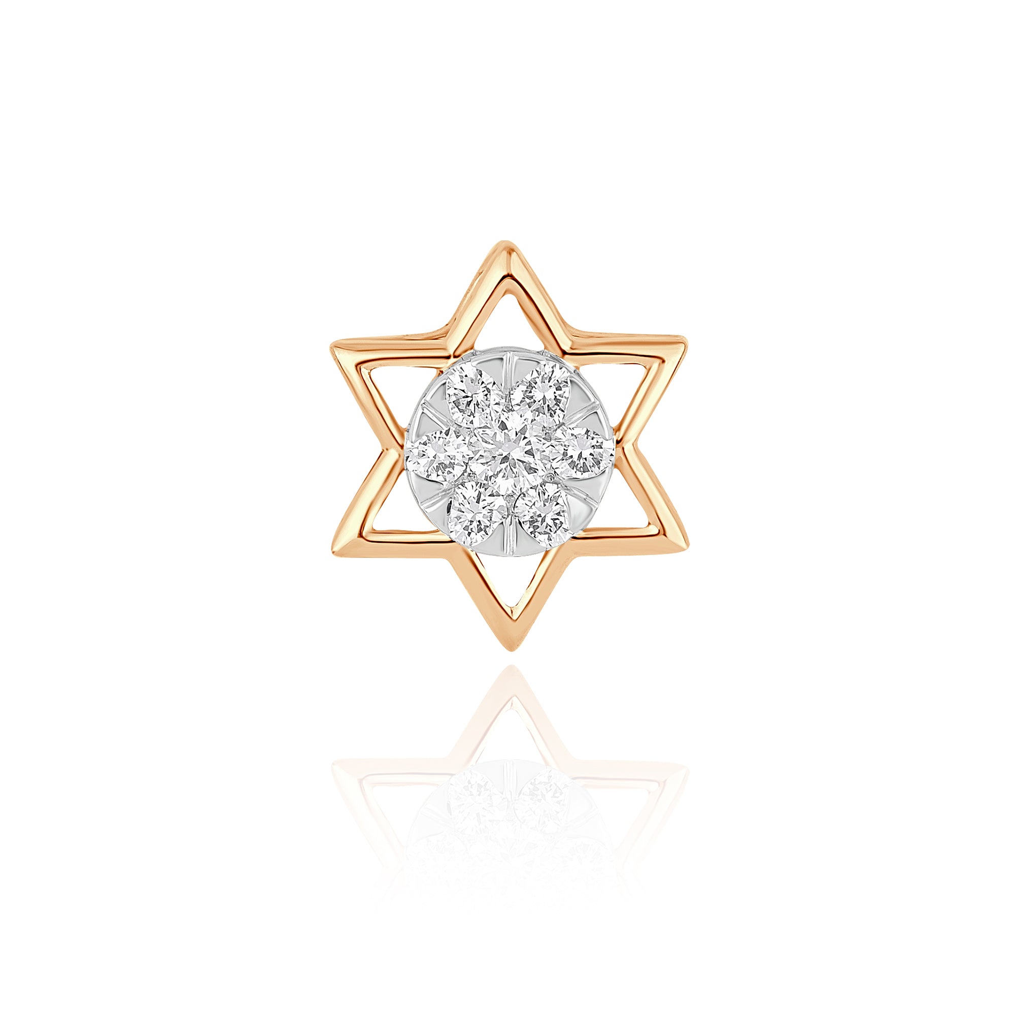 Star Lab Grown Diamond Pendant (Rose Gold)